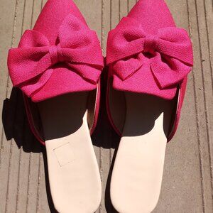 ✨ Pink Bow Sandals - Size 44 (Women’s) ✨
